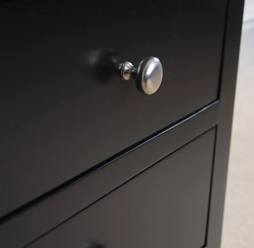 Statement Furniture Brooklyn 2 Over 4 Chest of Drawers in Black 4