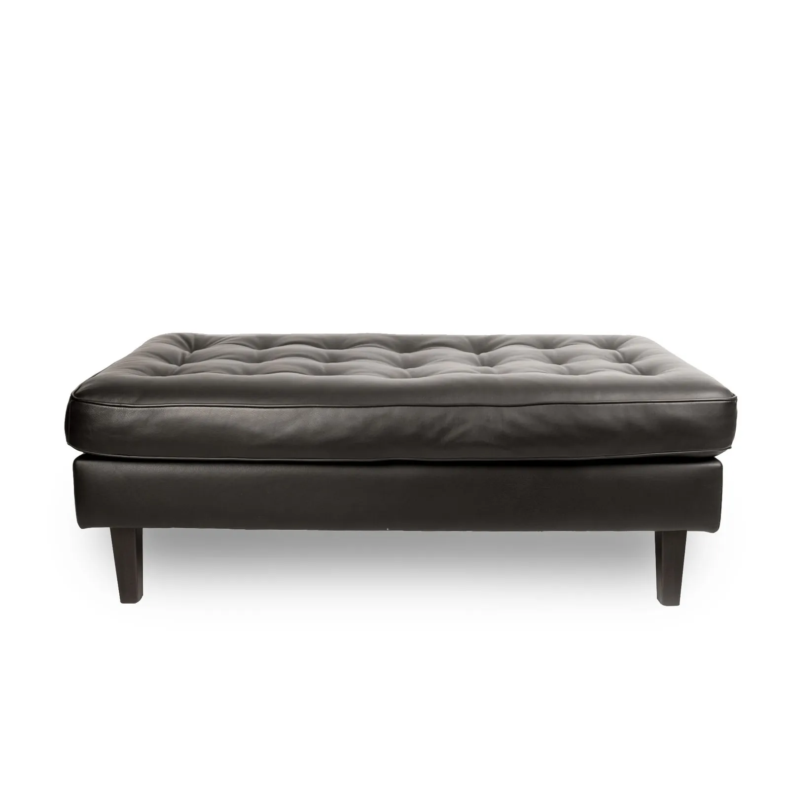 Heal's Hepburn Ottoman Siena Cotton Deep Sea Natural 2
