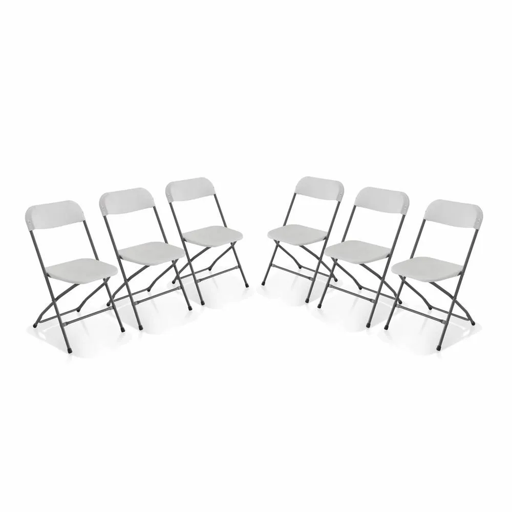 sweeek Set of 6 folding event chairs in White 2