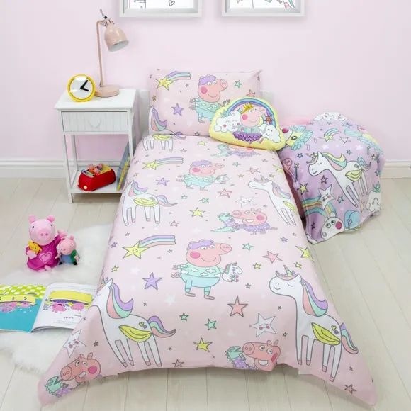 Peppa Pig Bedtime Polycotton Duvet Cover & Pillowcase Set 3