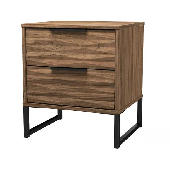 Tuxford 2 Drawer Bedside Table 4