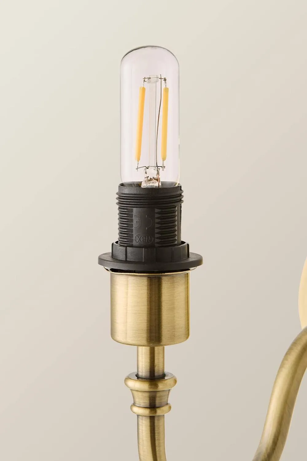 ValueLights Lowe Pair Metal Portable Rechargeable Wall Light Base Only in Gold 5