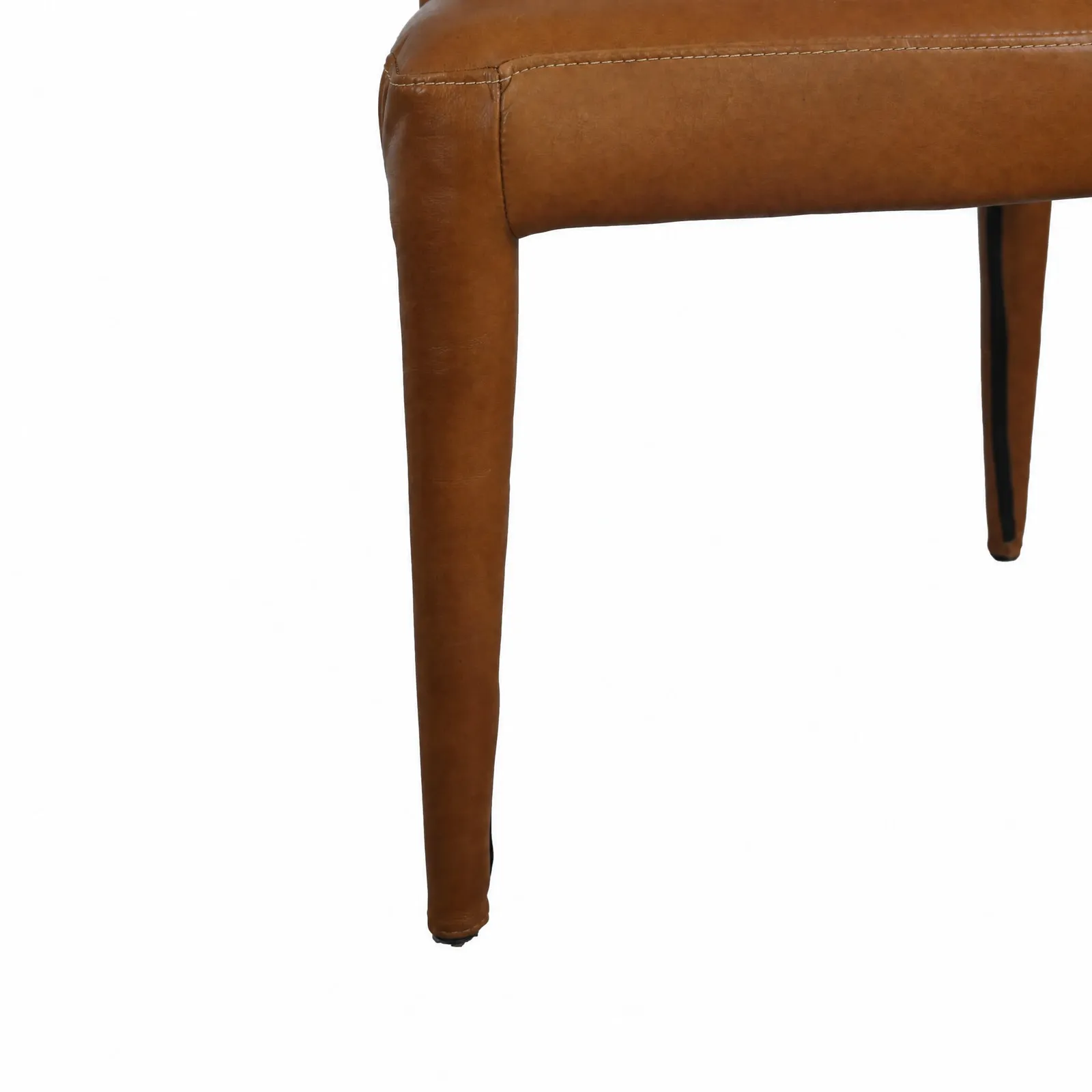 Combe Dining Chair, Brown Leather | Barker & Stonehouse 4