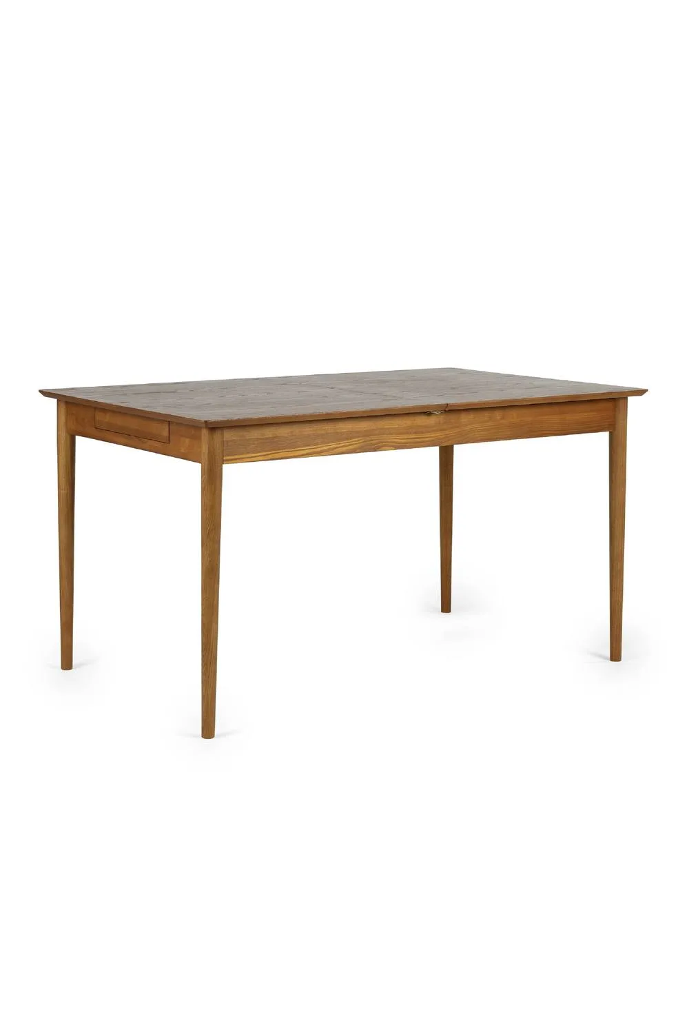 Julian Bowen Lowry Rectangular 4-6 Seater Dining Table with 2 Drawers in Brown 4