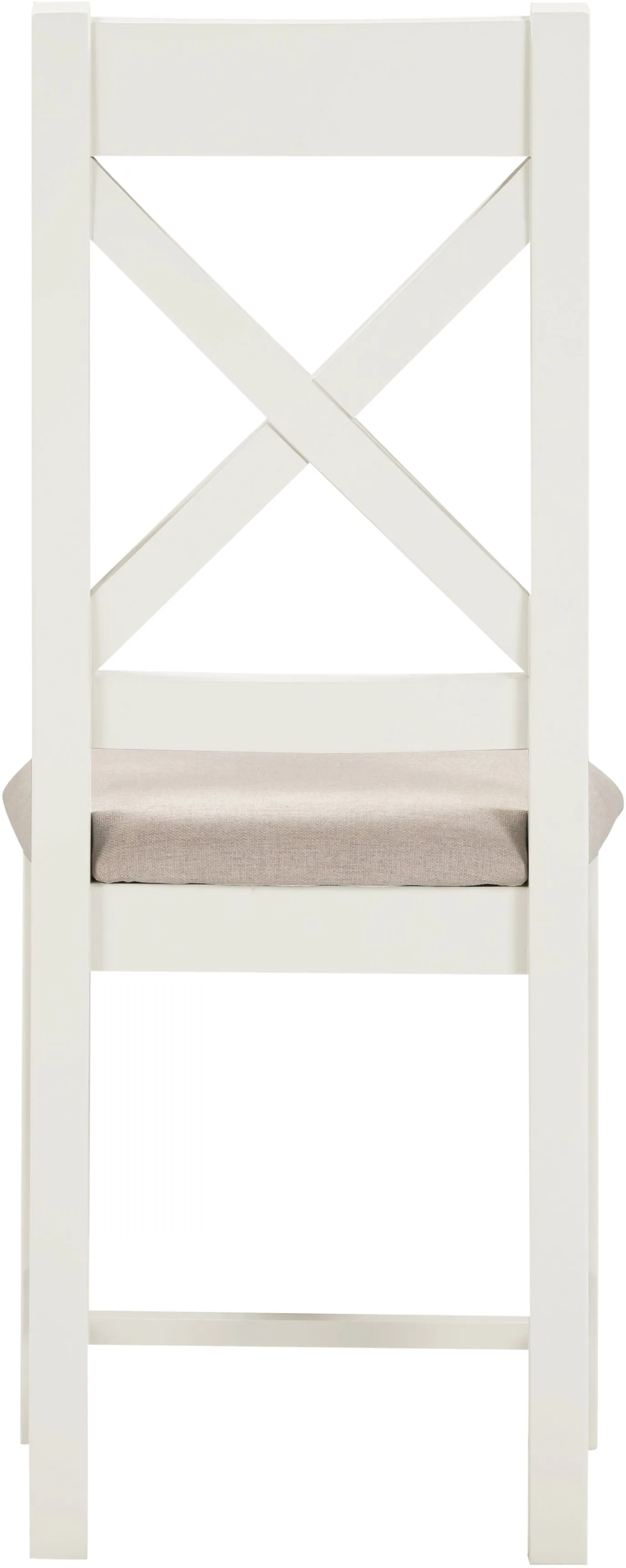 Seconique Windsor Ivory Cross Back Chair (Box of 2) 5