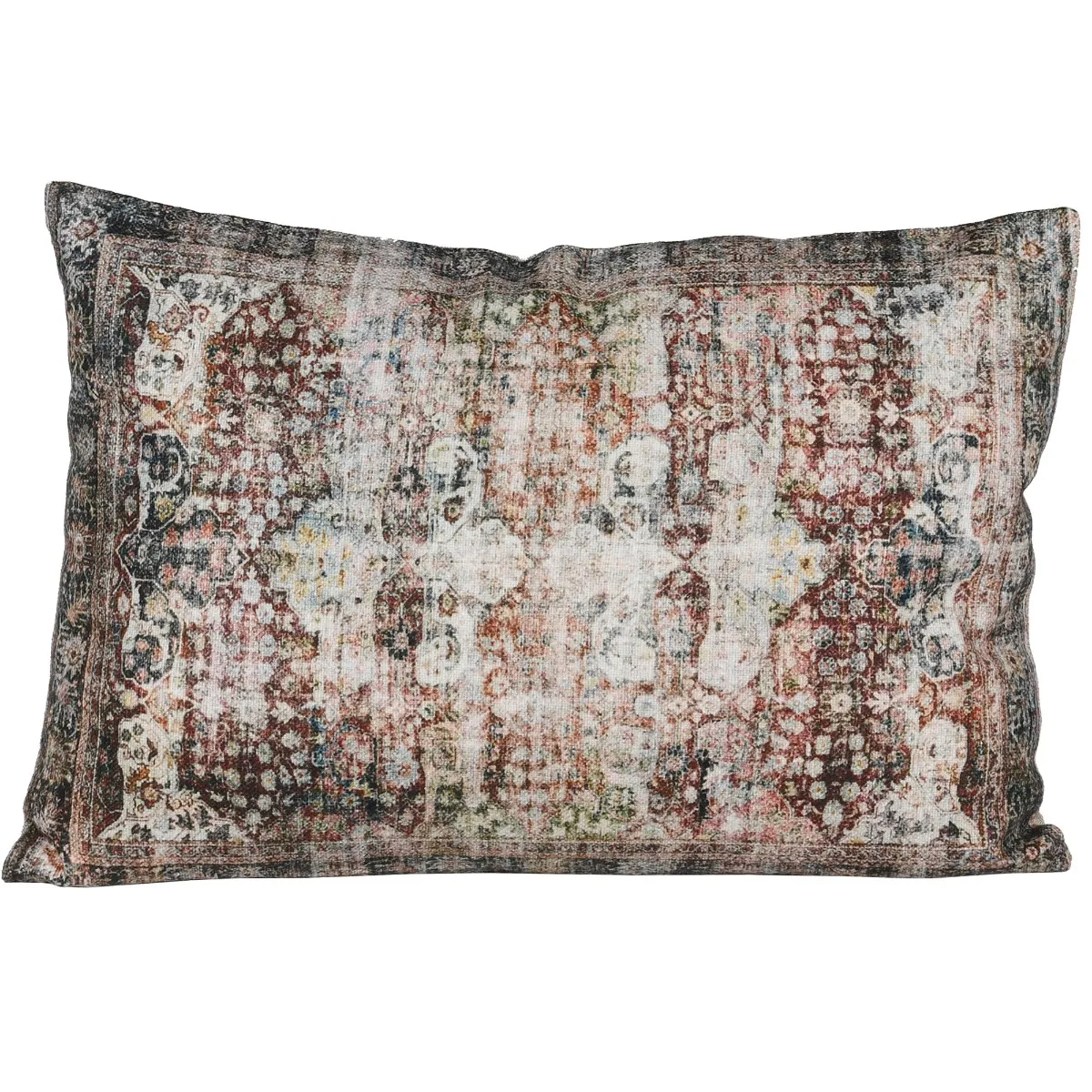 Vintage Pattern Cushion, Square, Brown Fabric | Barker & Stonehouse 3