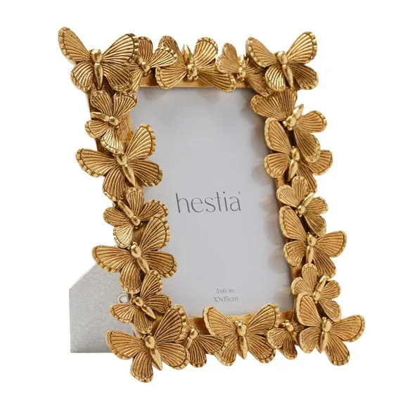 Hestia Gold Butterfly Photo Frame 2