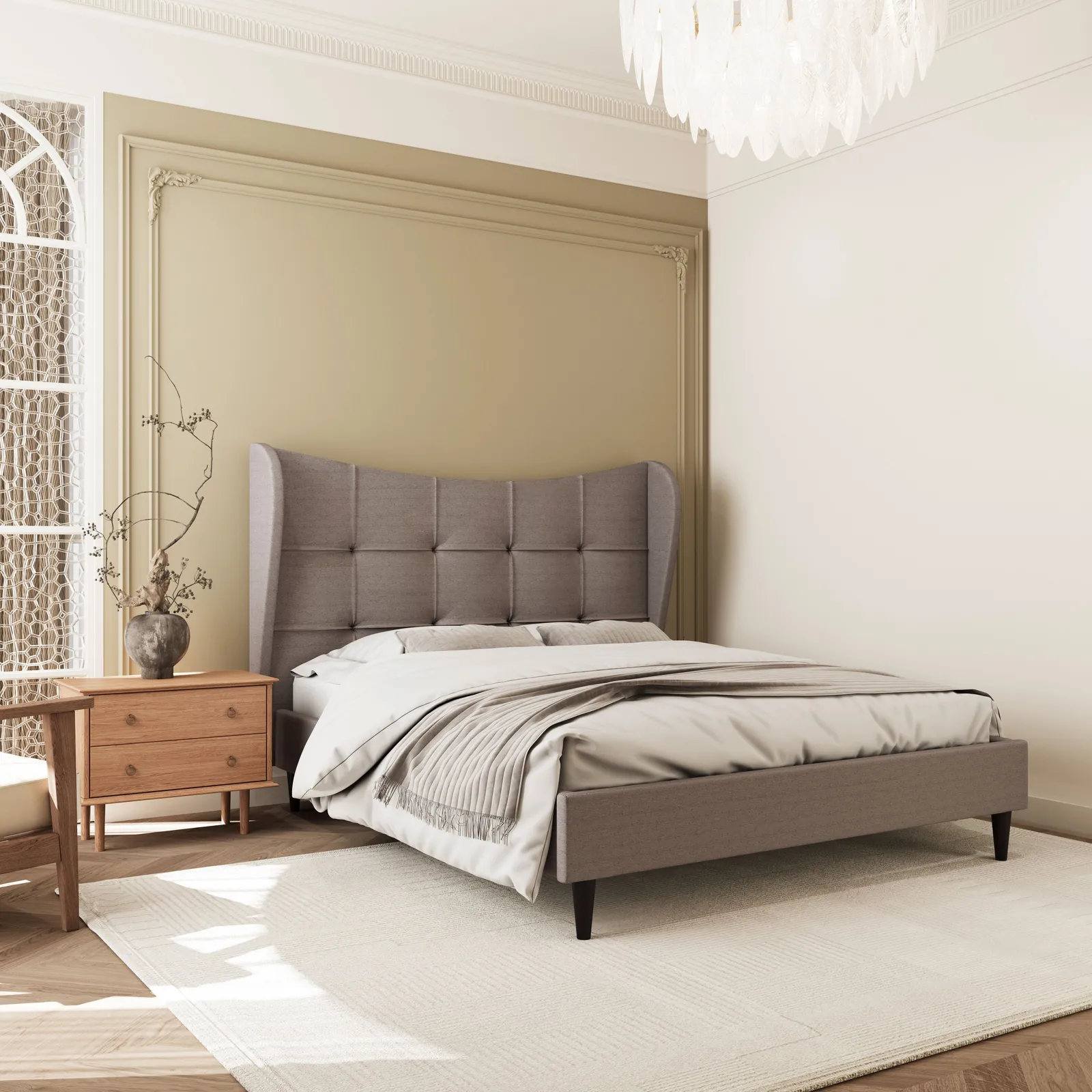 Seconique Verona 4'6" (Double) Bed in Brown 1