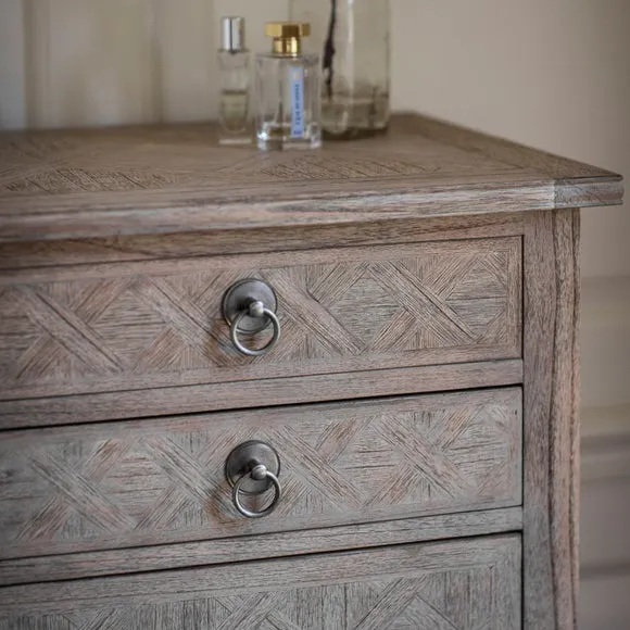 Modesto 4 Drawer Narrow Vanity Chest 2