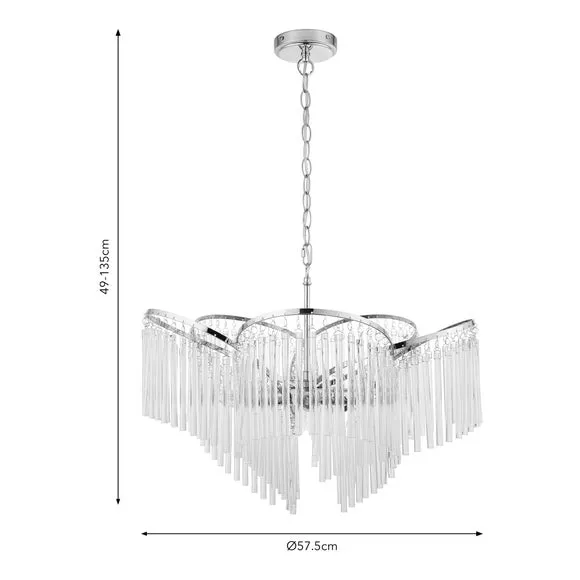 Palace 5 Light Adjustable Pendant Light 6