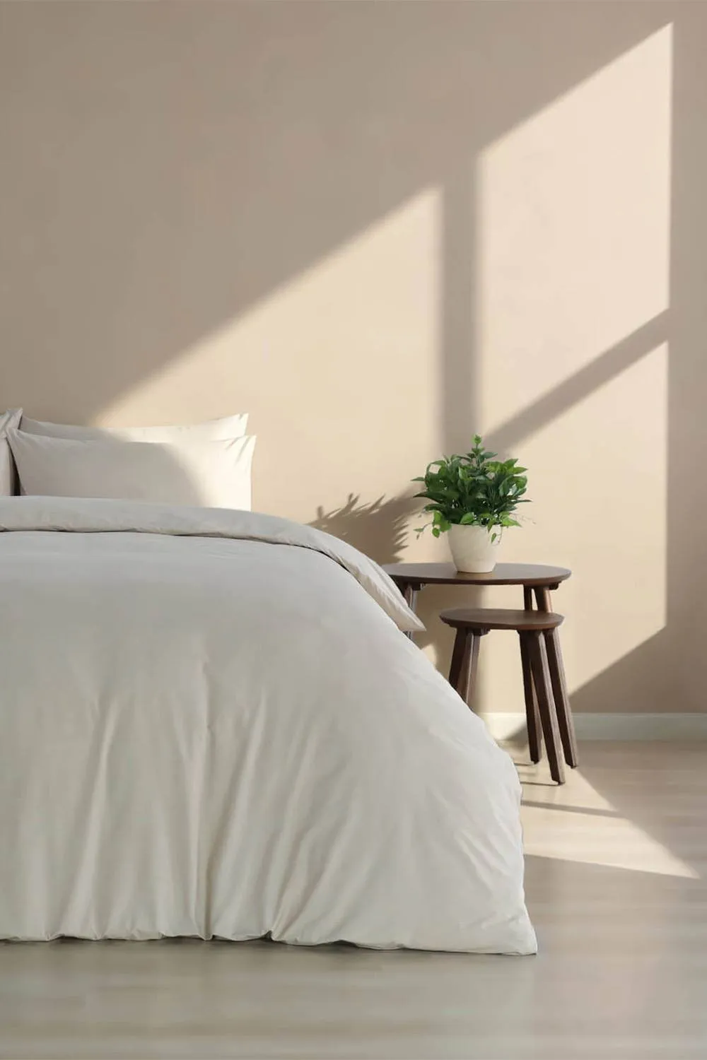 Martex Everyday Luxury Cotton Duvet Cover Set - Warm Pebble in Nude