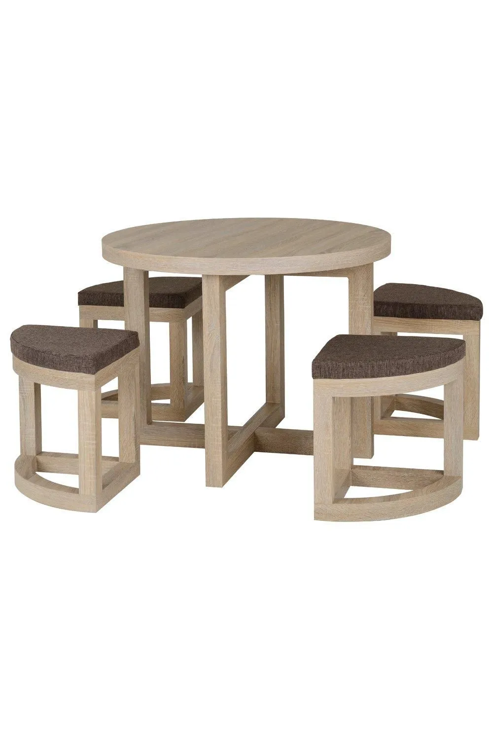 Seconique Cambourne Stowaway Dining Set in Light Oak 2