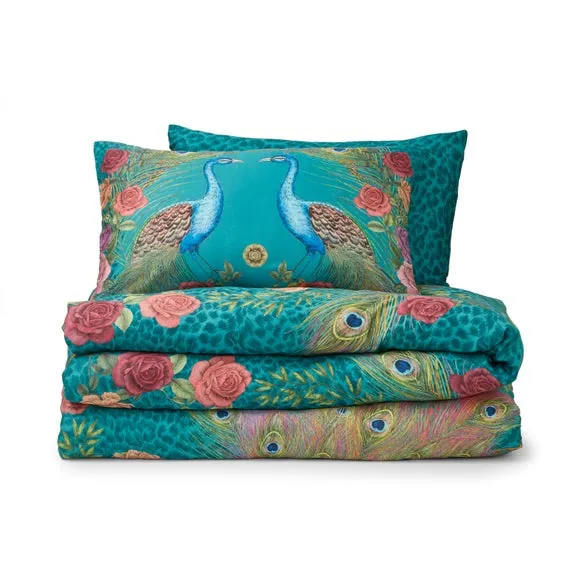 Matthew Williamson Xanadu Peacock 100% Cotton Duvet Cover & Pillowcase Set 5