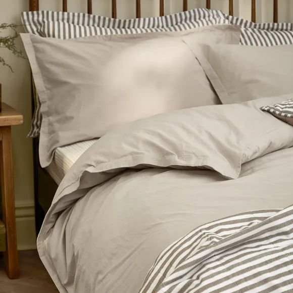 Yard Hebden Washed Cotton Duvet Cover & Pillowcase Set 2