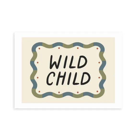 East End Prints Wild Child Print 2