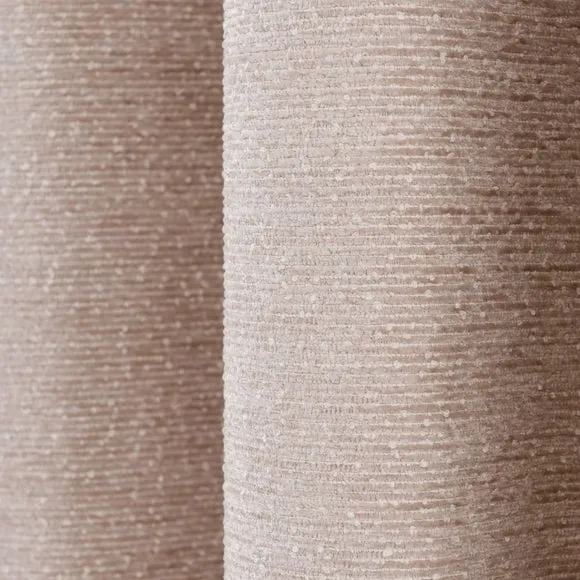 Boucle Chenille Eyelet Curtains 3