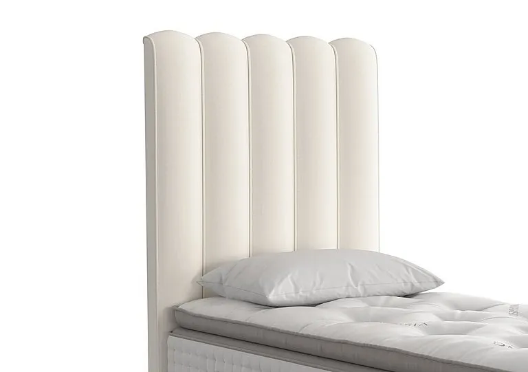 Highclere Floor Standing Headboard - Single - Gem Cream
