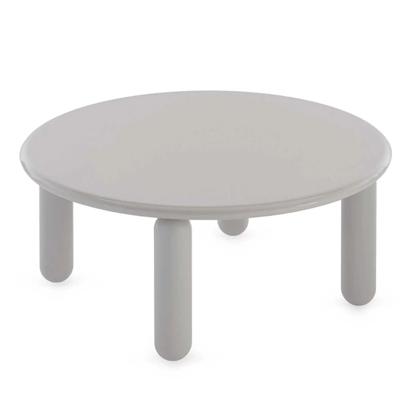 Kartell Undique Mas Side Table 85X85X30 Grey, Round Wood | Barker & Stonehouse 4