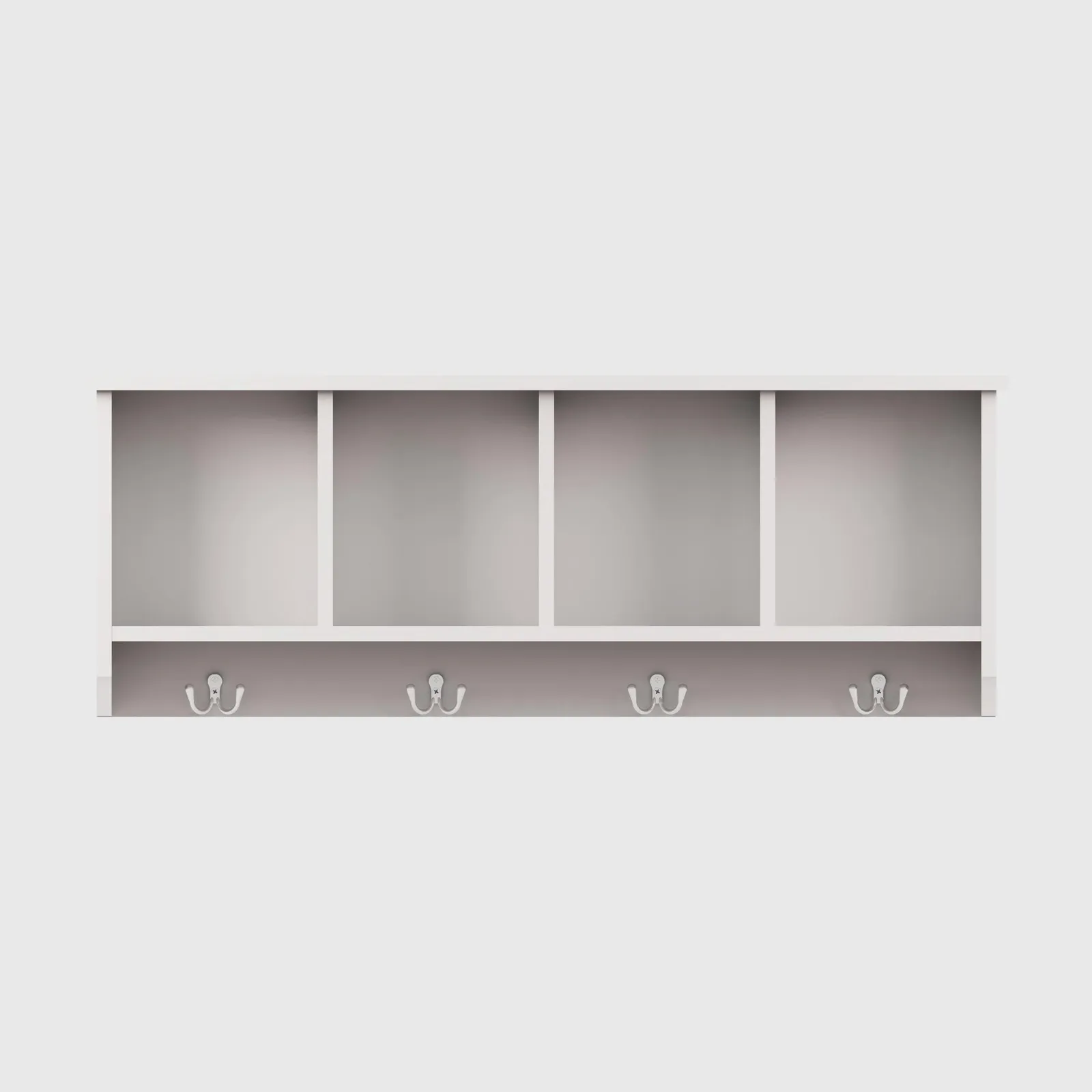 GFW Kempton Wall Rack in White 4