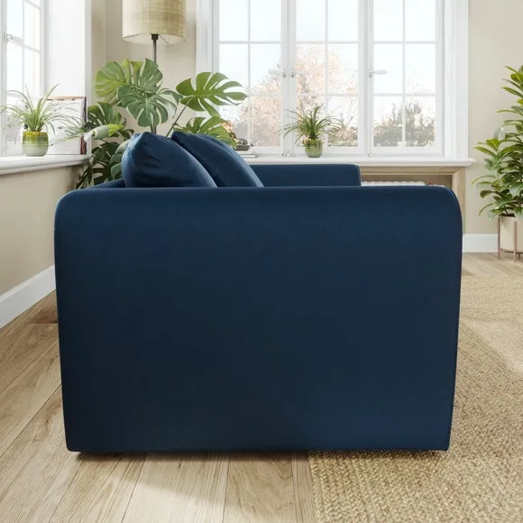 Blake Curved Arm Opulent Velvet 2 Seater Sofa 2
