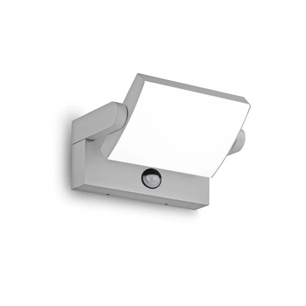 Netlighting Swipe PIR Integrated LED Outdoor Down Wall Lamp Grey 2000Lm 3000K IP54