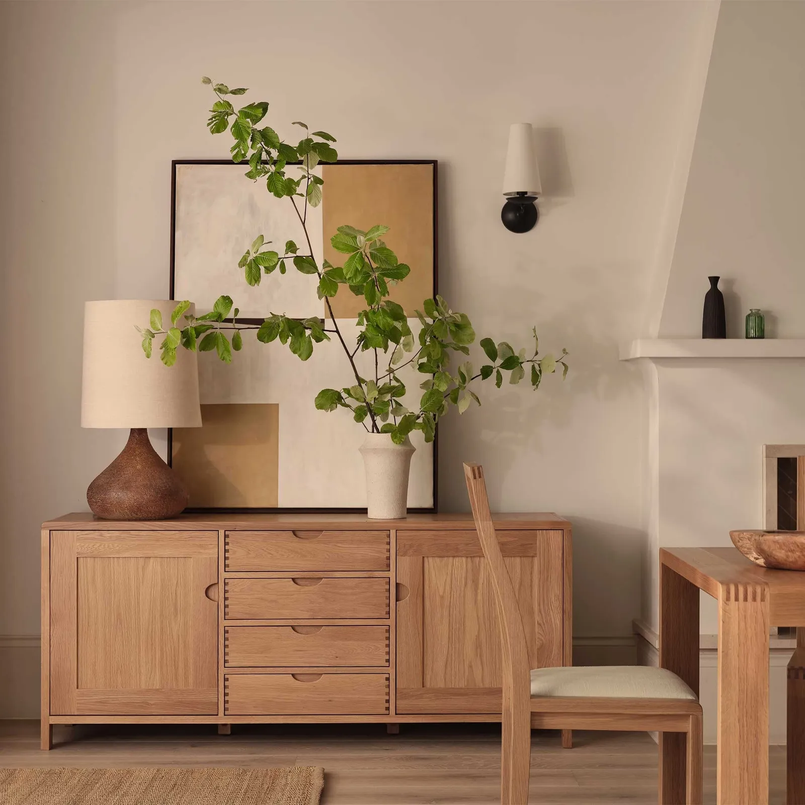 Ercol Bosco Large Sideboard, Neutral Oak | Barker & Stonehouse 2