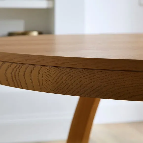 Judah Extendable 4 to 6 Seater Round to Oval Dining Table 3