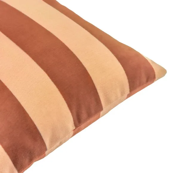 Furn The Ultimate Stripe Jacquard Cushion Pumpkin Spice 45 X 45Cm, Orange 3