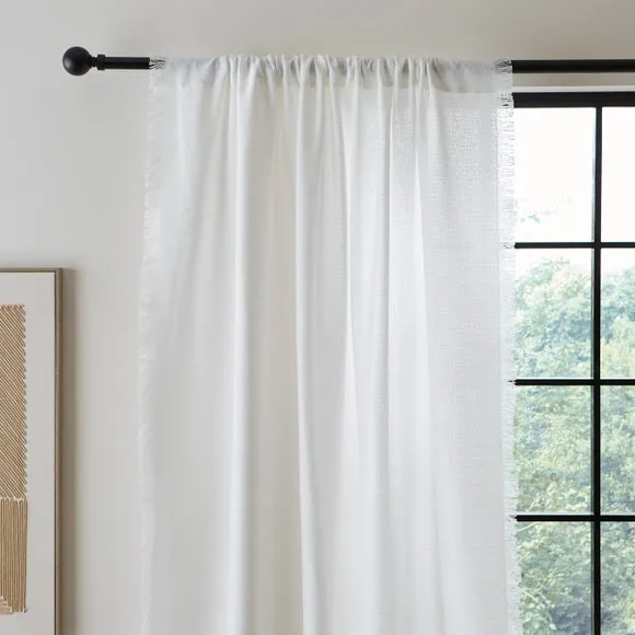 Bondi Raw Edge Slot Top Voile Panel