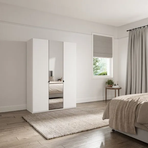Wiemann Kahla 3 Door Mirrored Wardrobe 1
