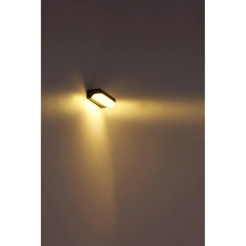 Netlighting Honna Outdoor Wall Down Lamp Anthracite IP54 LED 3000K in Grey 5