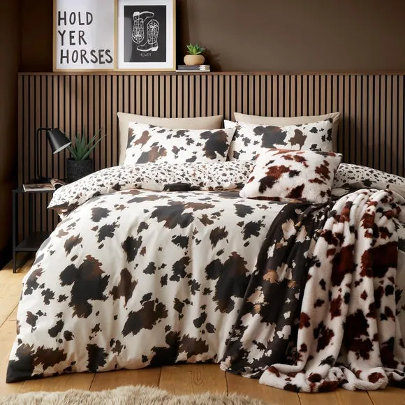 Fusion Cow Print Polycotton Duvet Cover & Pillowcase Set 5
