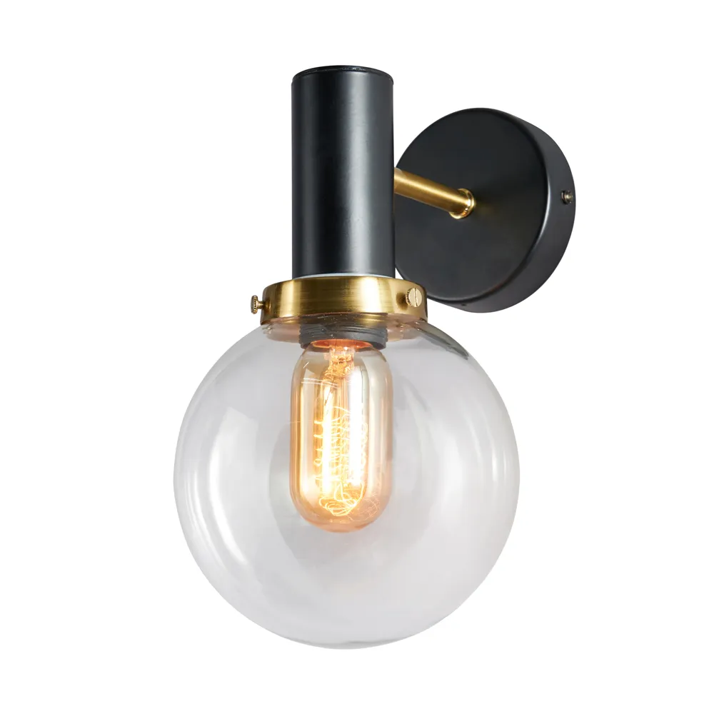 Kiko Bathroom Wall Light, Matte Black
