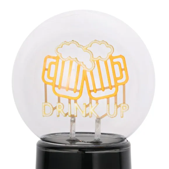 The Feel Good Club Signography Drink Up Neon Table Lamp 2