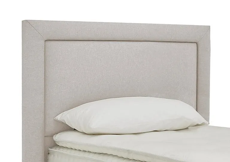Highgrove Floor Standing Headboard - Single - Tweed Cream