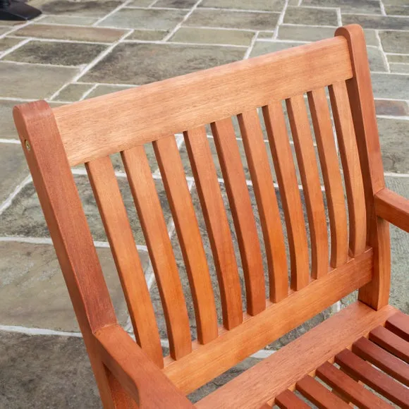 Willington Wooden Garden Armchair 4