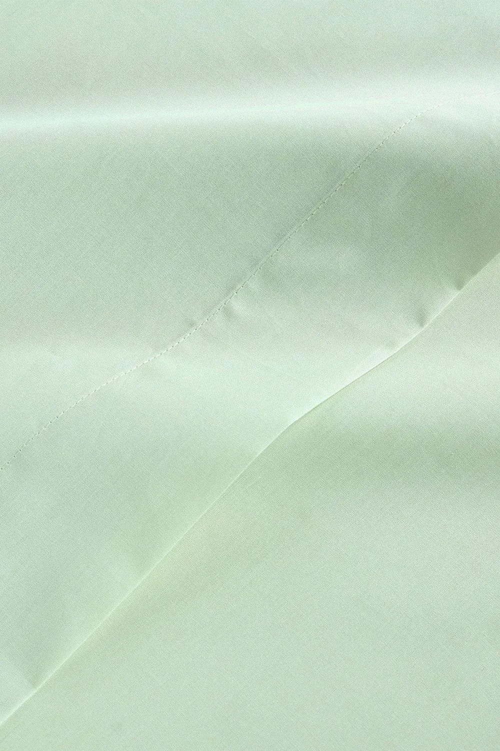 CHRISTY Pure Cotton Percale Flat Sheets in Green 2