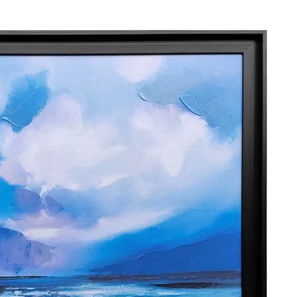Blue Awe by Scott Naismith Framed Canvas 2