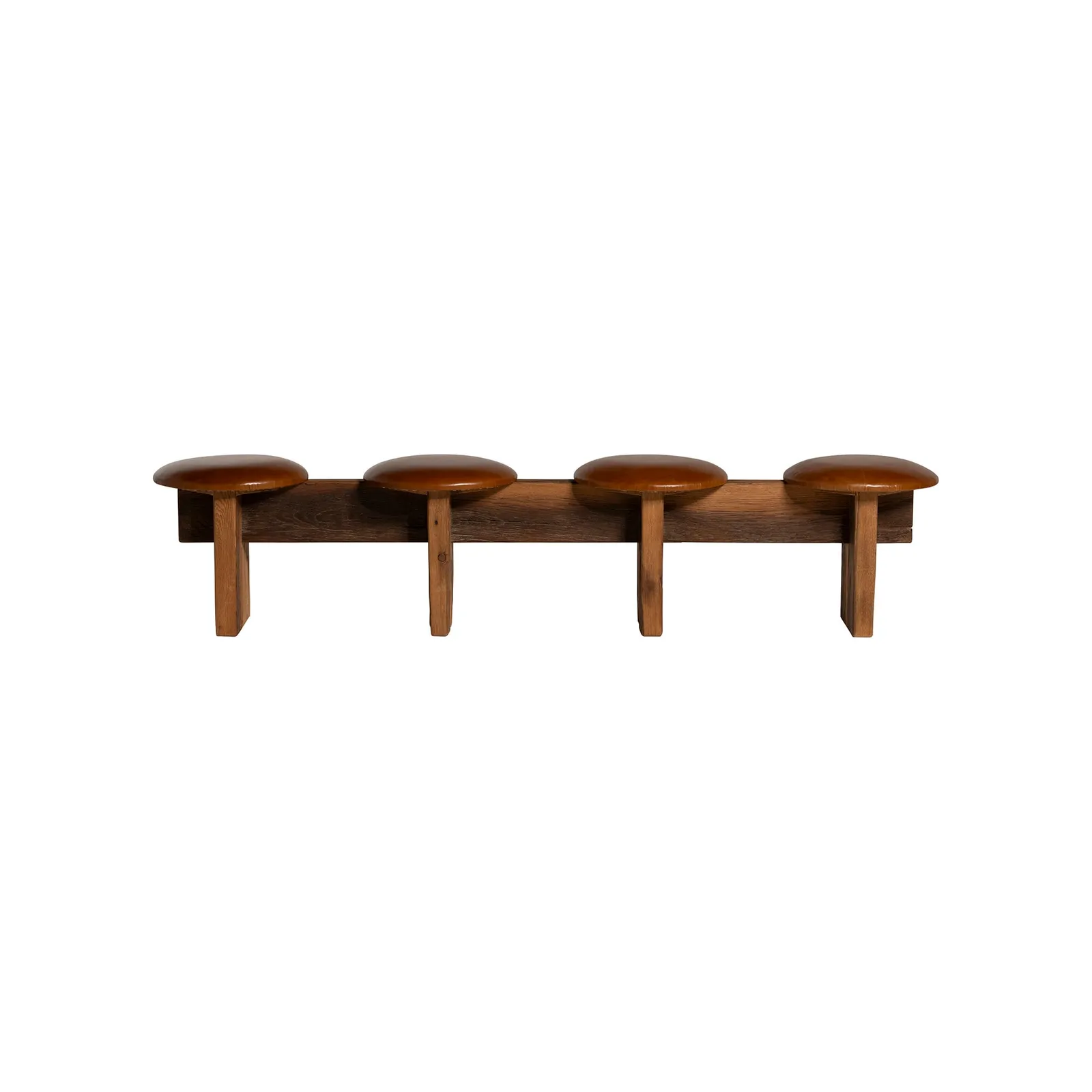 Wyre Long Bench 227X45X49Cm, Brown Oak | Barker & Stonehouse 2
