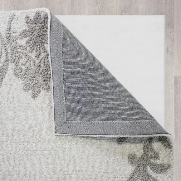 Churchgate Mowsley Floral Wool Border Rug 2