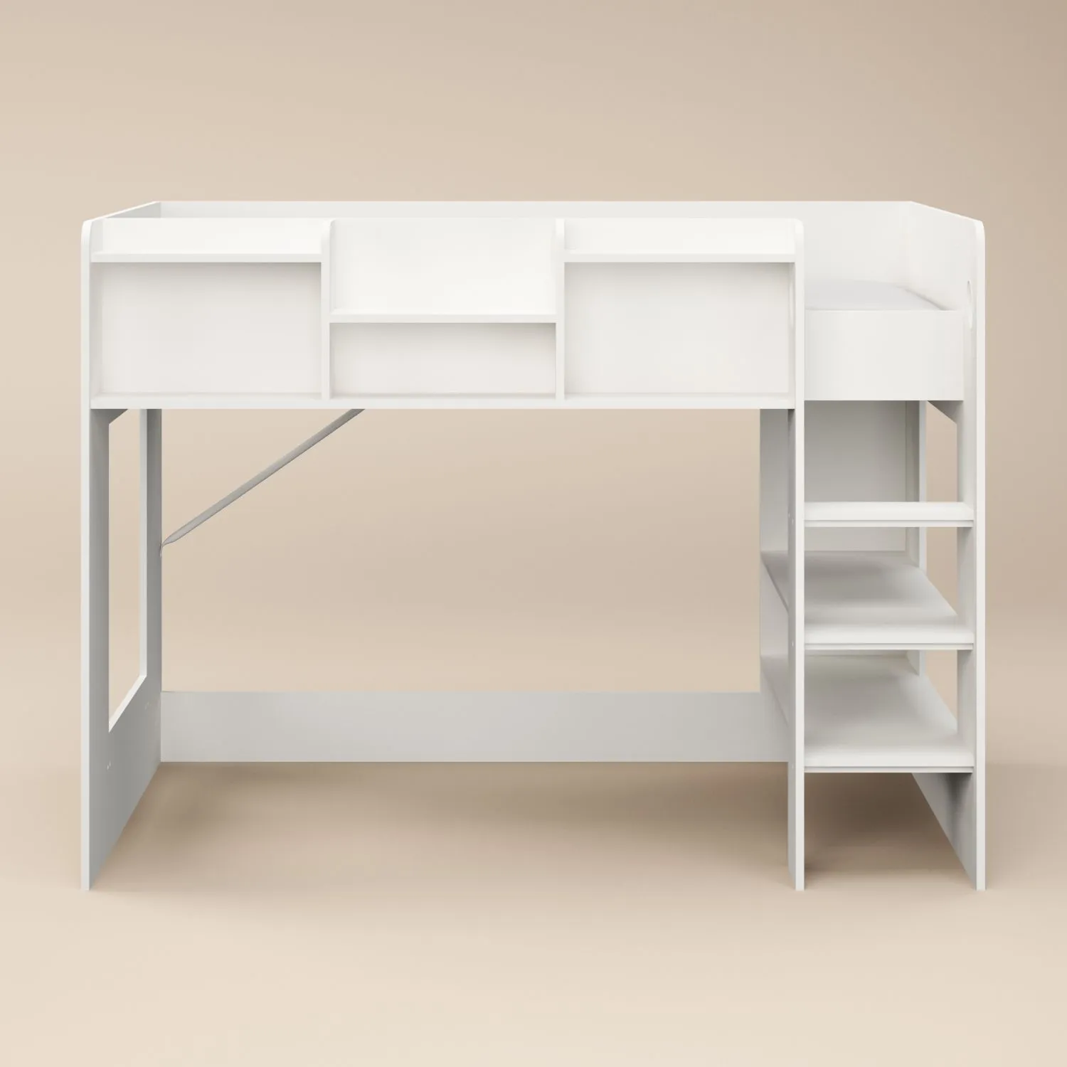 Flair Wizard Mid High Sleeper Bed in White 4