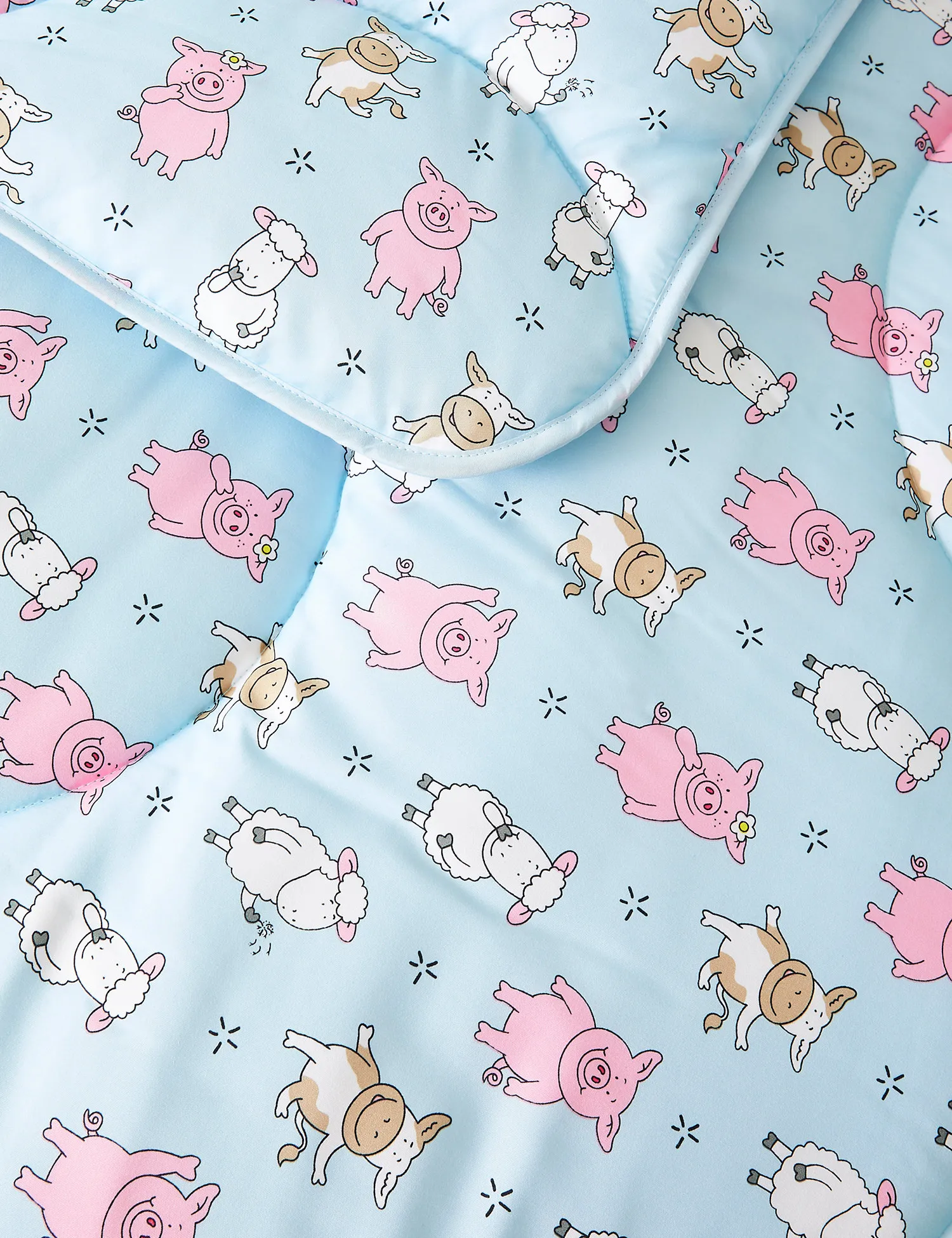 M&S Percy Pig™ Supremely Washable 10.5 Tog Coverless Duvet & Pillowcase
