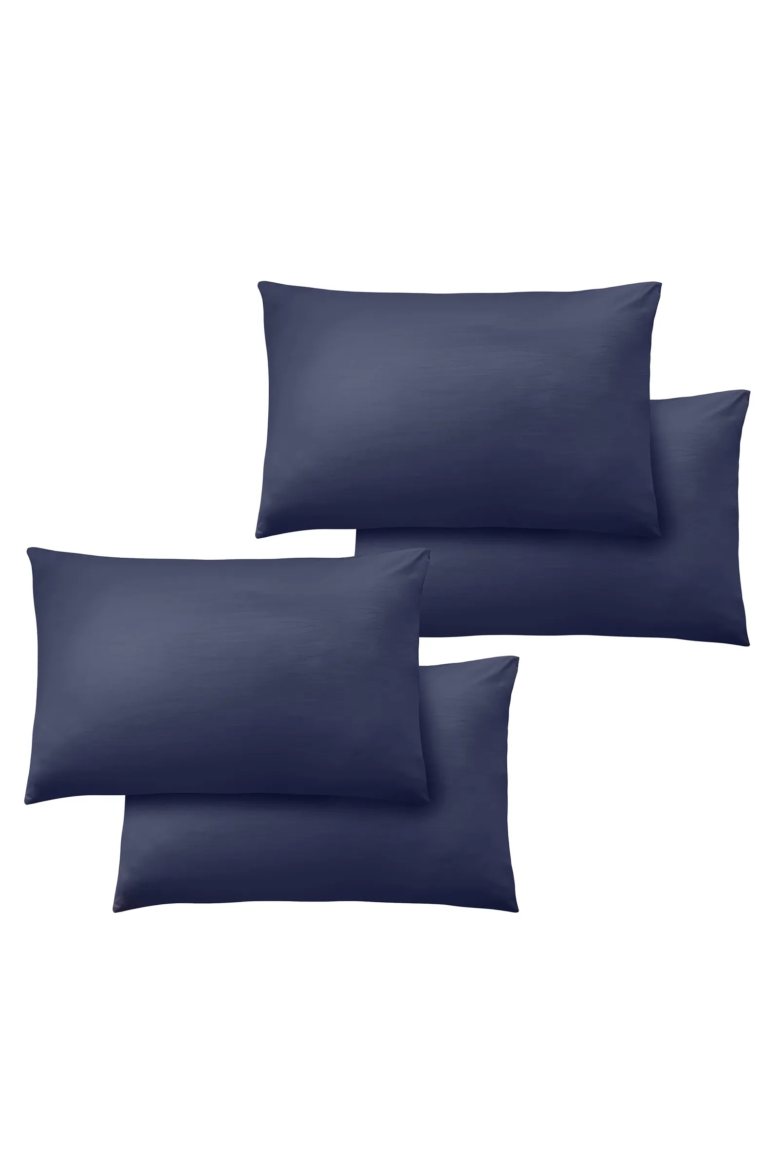 Catherine Lansfield So Soft Non Iron Standard Pillowcase Pack of 4 in Navy 2