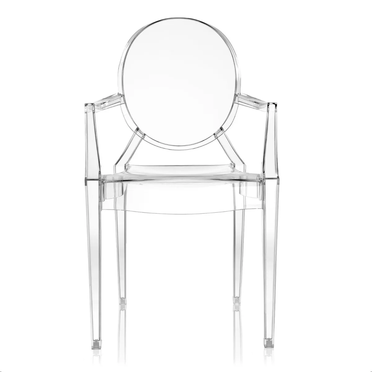 Kartell Louis Ghost Armchair, Neutral Plastic | Barker & Stonehouse 3