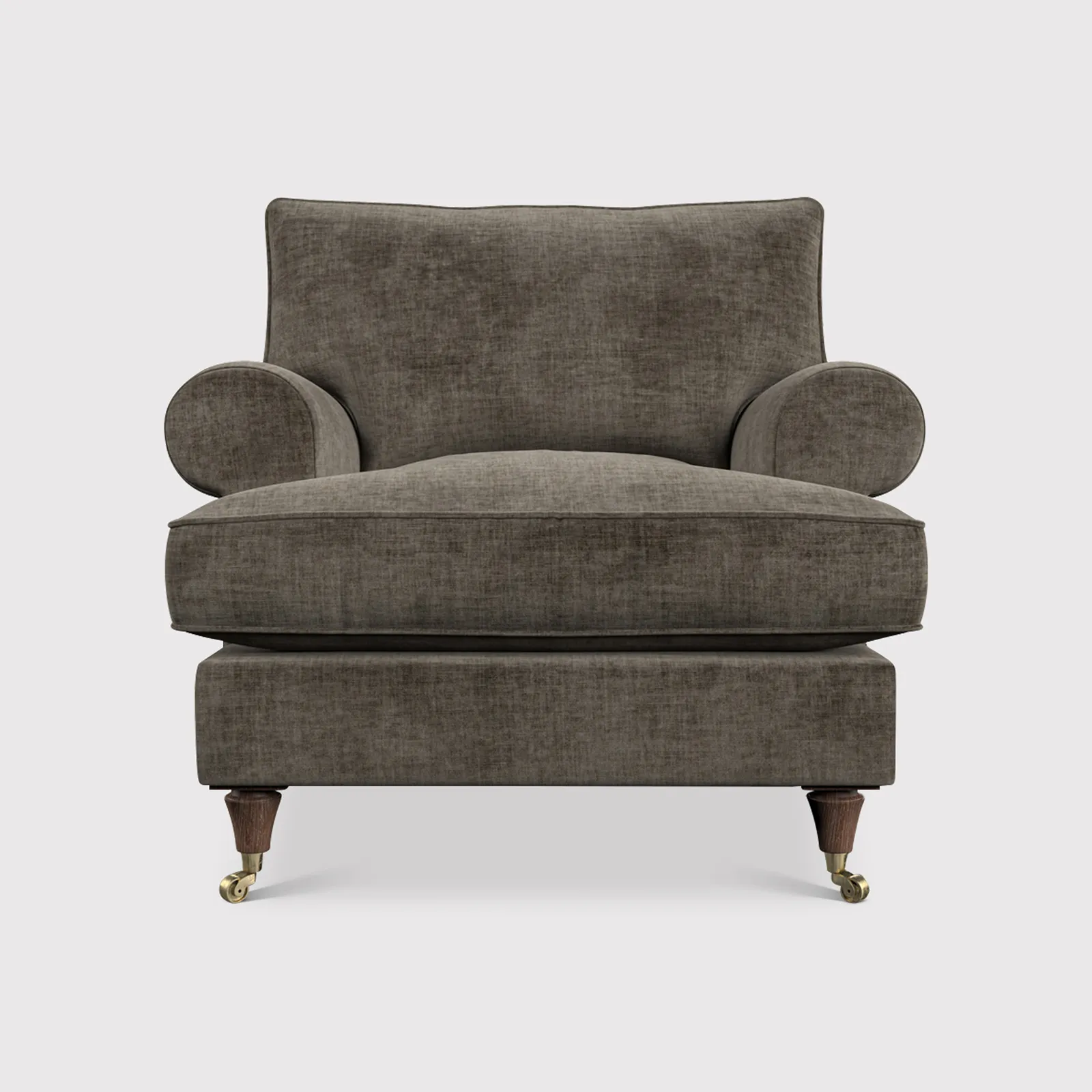 English Heritage Finch Accent Armchair, Grey Fabric | Barker & Stonehouse 1