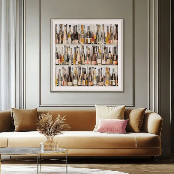 Cedar & Sage Wines of The World Framed Print