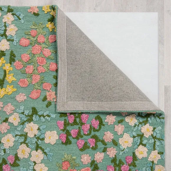 Country Garden Floral Wool Rug 3