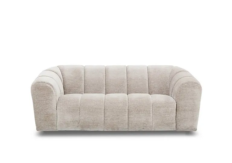 Rhianna Large 2 Seater Fabric Sofa - Lead Grey