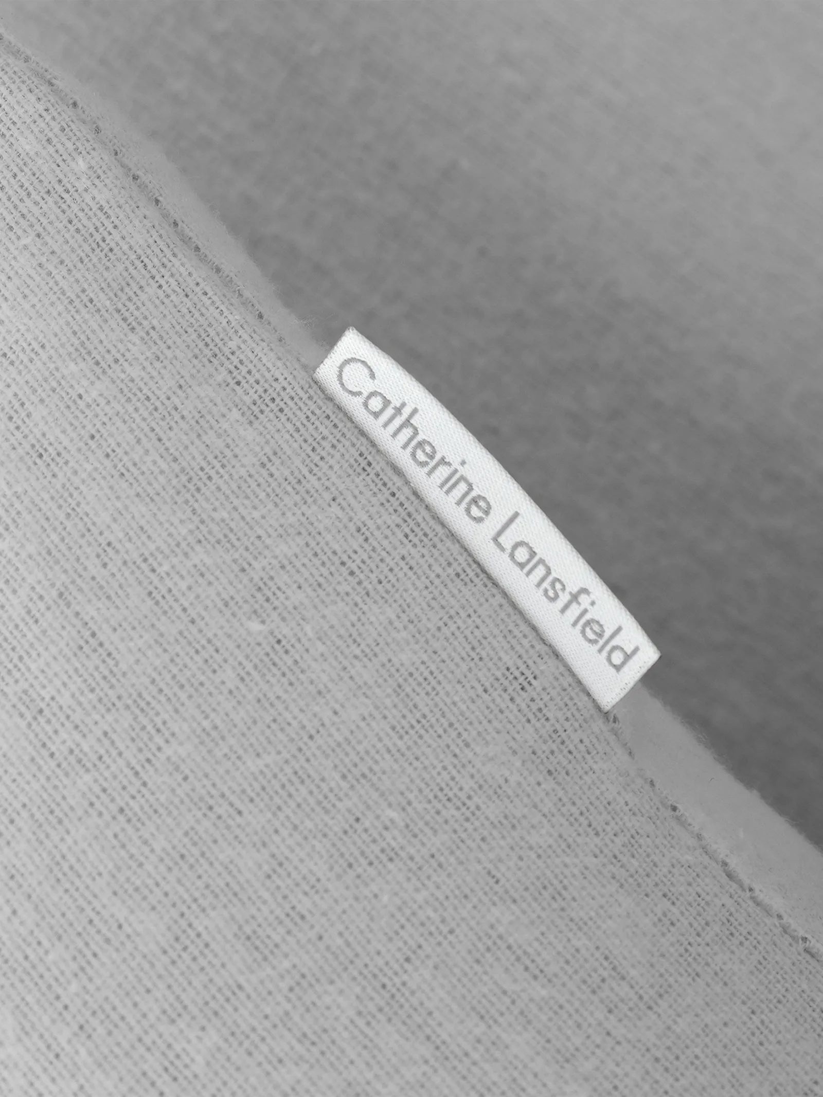 Catherine Lansfield 'Brushed Cotton' Pillowcase Pair in Grey 2
