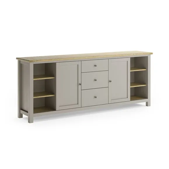 Olney Extra Wide Sideboard, Stone 6